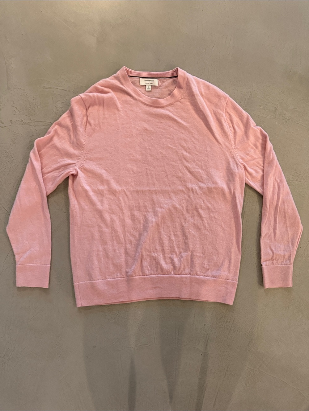 Banana Republic Factory Men’s Crewneck Sweater - Pale Pink Never Worn